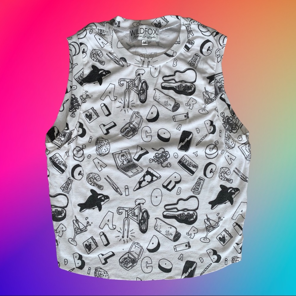 Wildfox “BROAD CITY” Tank • Size M